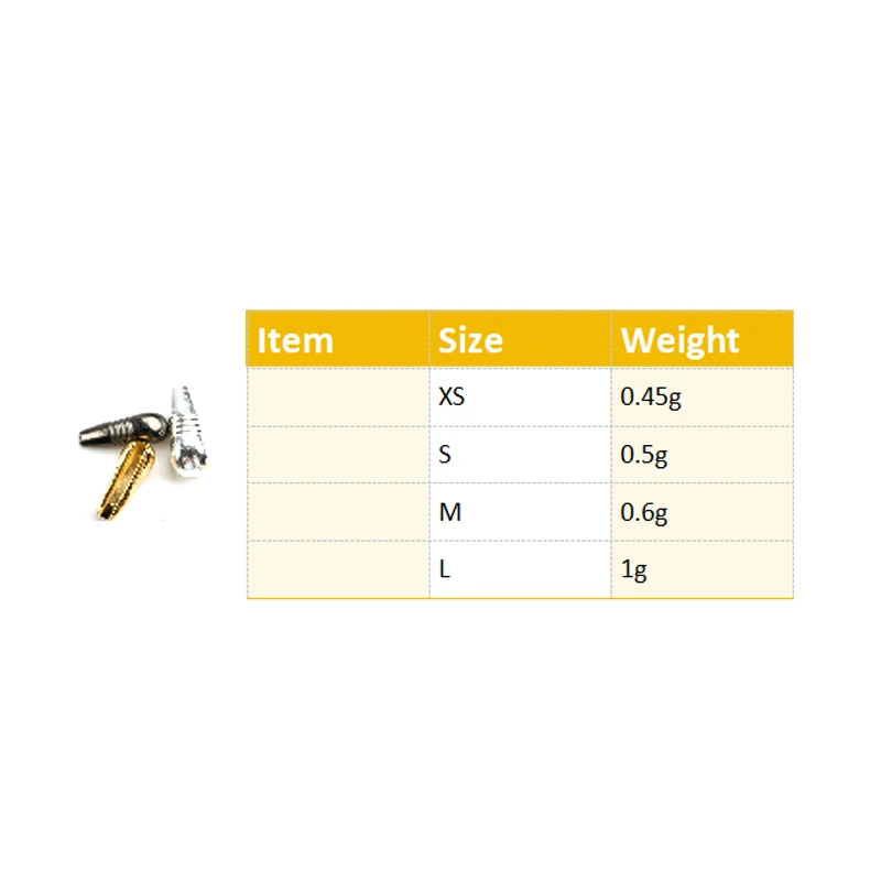 Material de atado ninfas tungsteno con anzuelos Jig y cuentas traseras - imagen 5