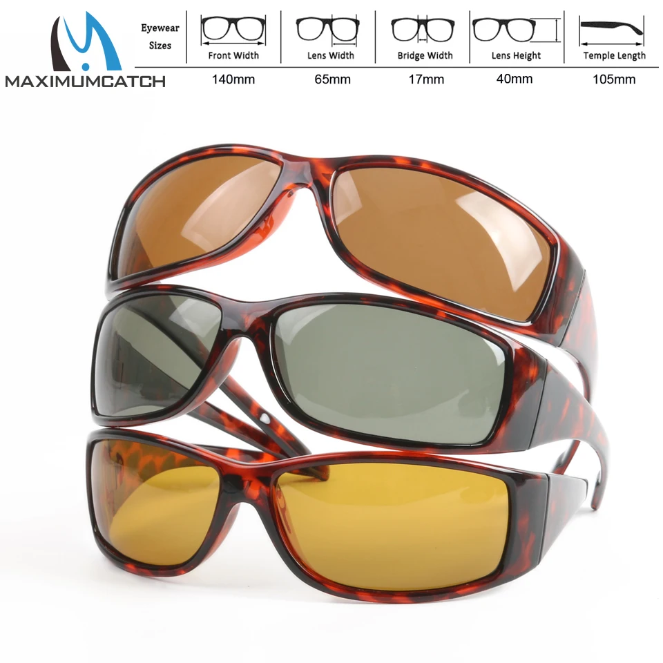 Gafas polarizadas para pesca con mosca MAXCATCH UV400 – tortoise - imagen 2