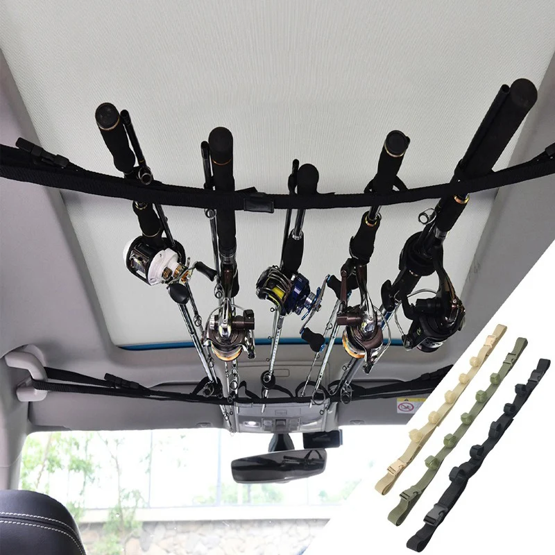 Porta caña automática de nylon con ajuste de velcro – sujeción segura - imagen 3