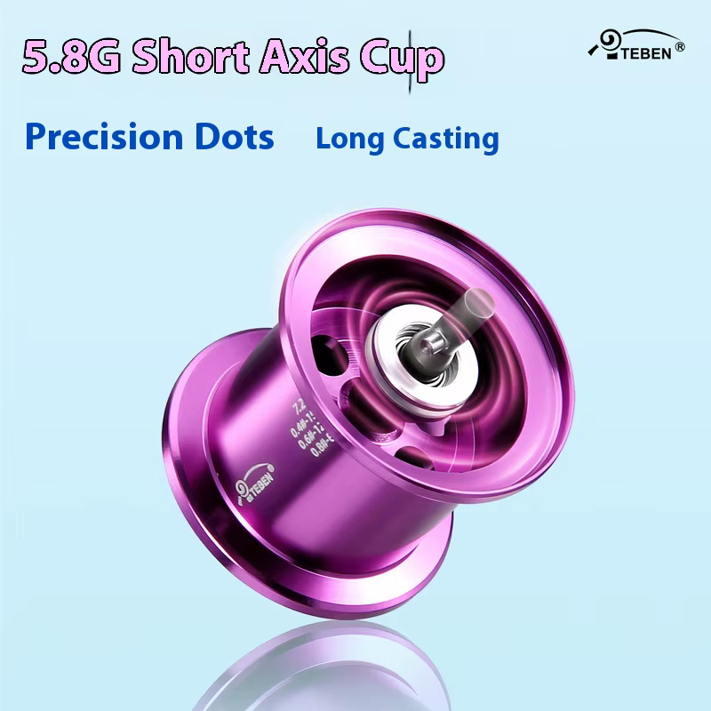 EBEN LSY150 carrete Baitcast de fibra de carbono con freno