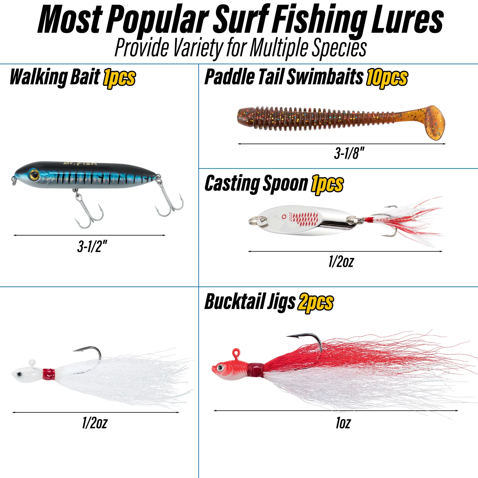Montajes de aparejo para surf casting