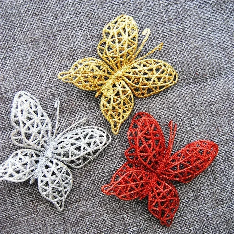 Mariposa artificial para árbol de Navidad