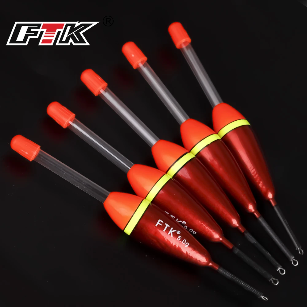Flotadores de pesca FTK Barguzinsky con luz, boya vertical para carpa