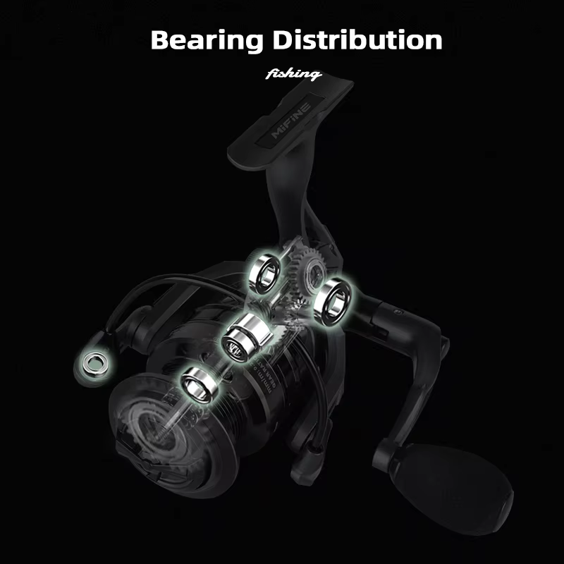 Carrete Spinning MIFINE-EAGLE 5.2:1 – Jigging en agua salada - imagen 2