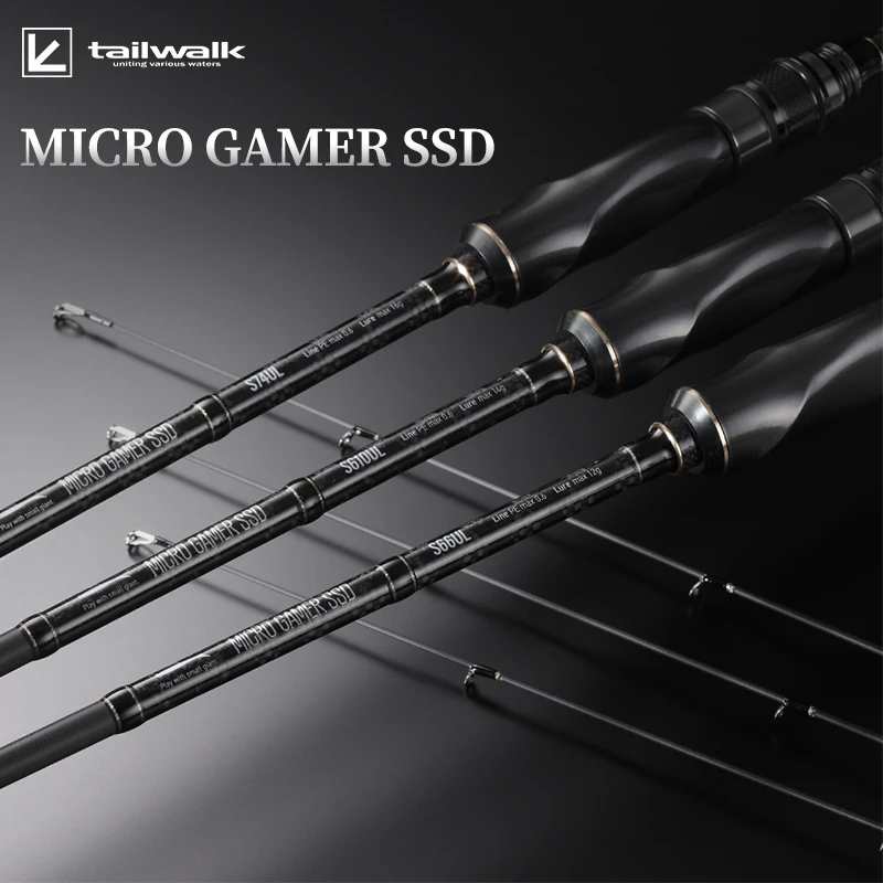 Tailwalk Micro Gamer SSD Caña Spinning Ligera – Río y Corriente - imagen 2