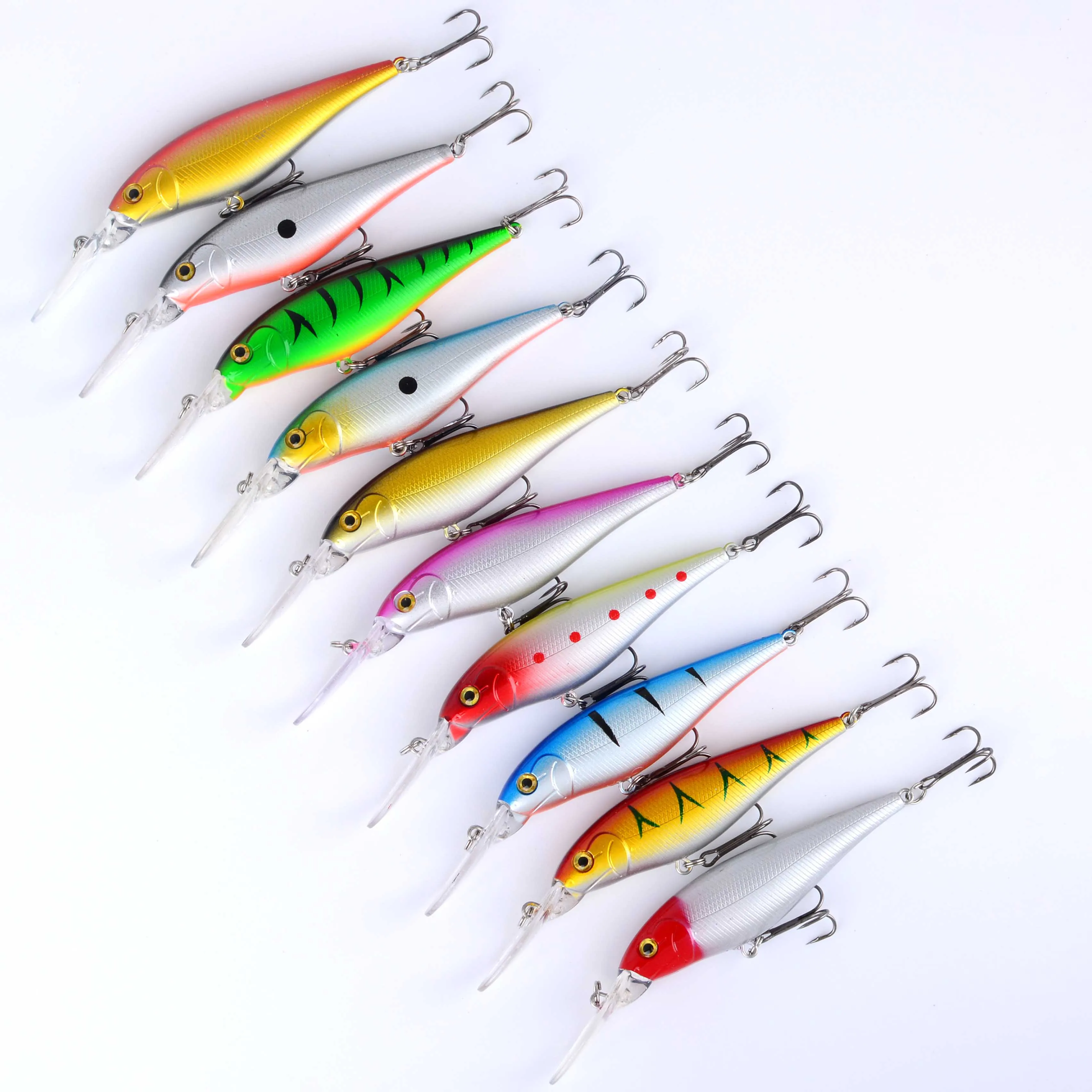 Wobbler Minnow Streak buceo para lubina con anzuelo - imagen 5