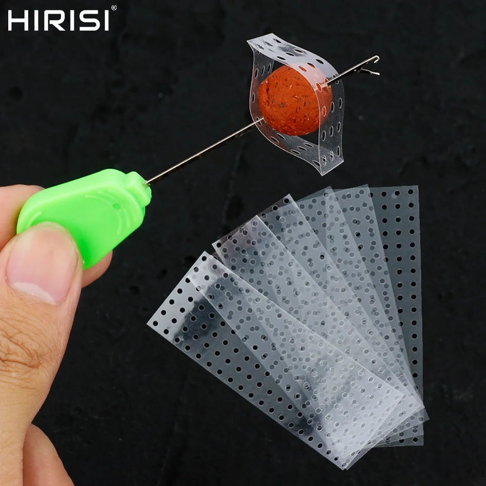 Hirisi tubos termorretráctiles perforados anti-mordidas para boilies