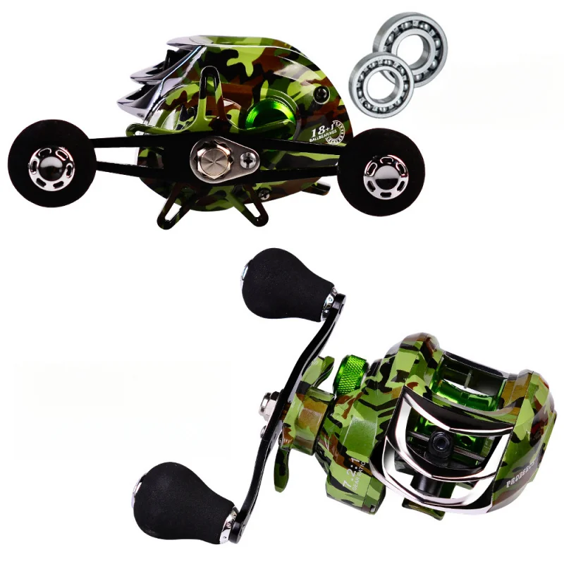 Carrete Baitcasting PRO BEROS Metal para señuelos, alto rendimiento - imagen 2