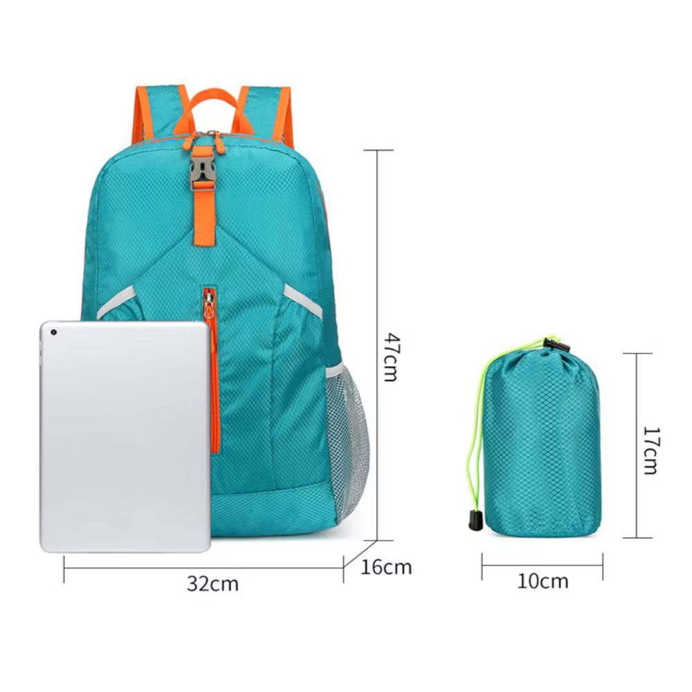 Mochila Plegable 20~35L Impermeable – Ultraligera para Viajes y Outdoor - imagen 5