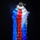 Abanico LED danza clásica degradado de seda larga para práctica - imagen 3