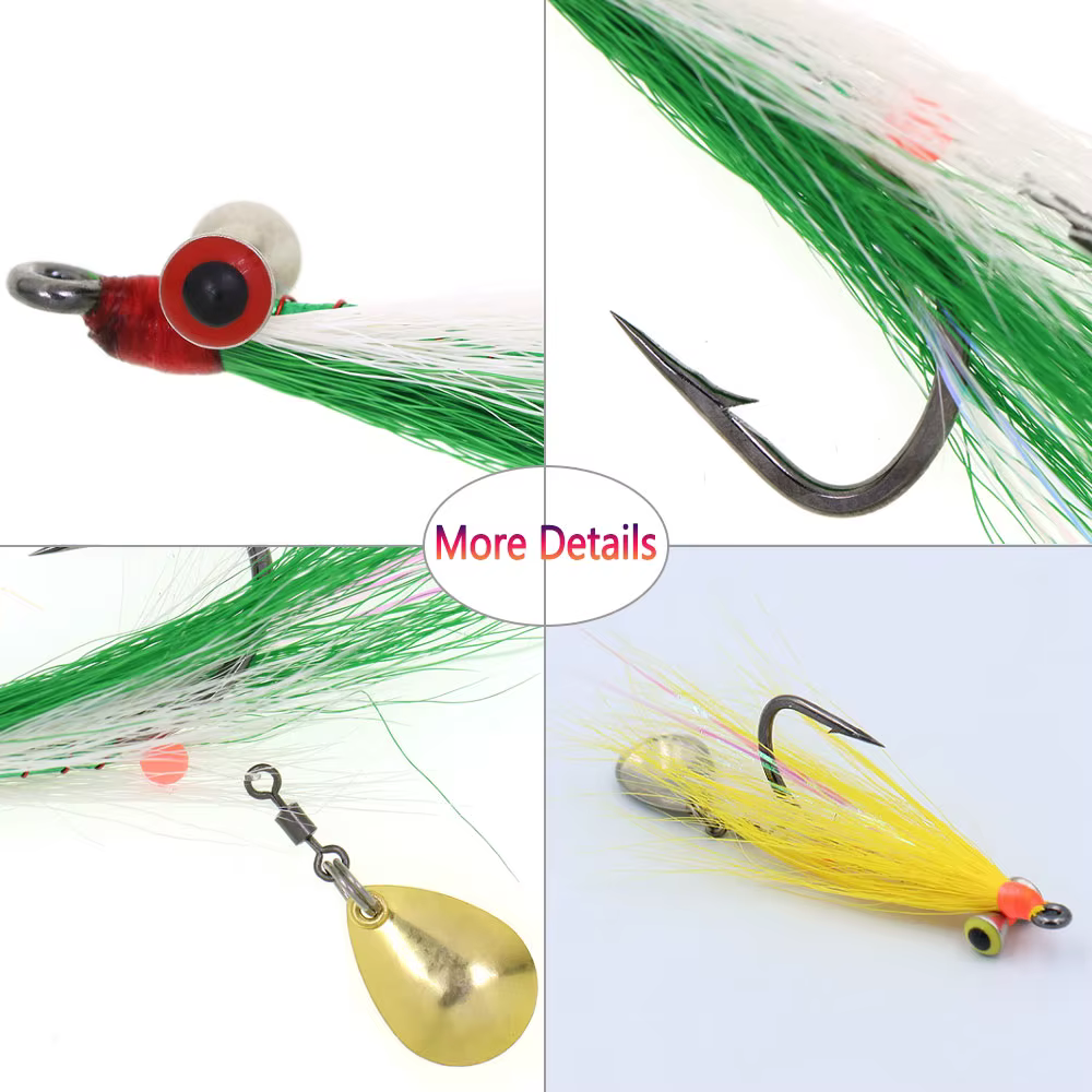 Clouser Minnow Bucktail – Streamer profundo para lucio y lubina - imagen 4