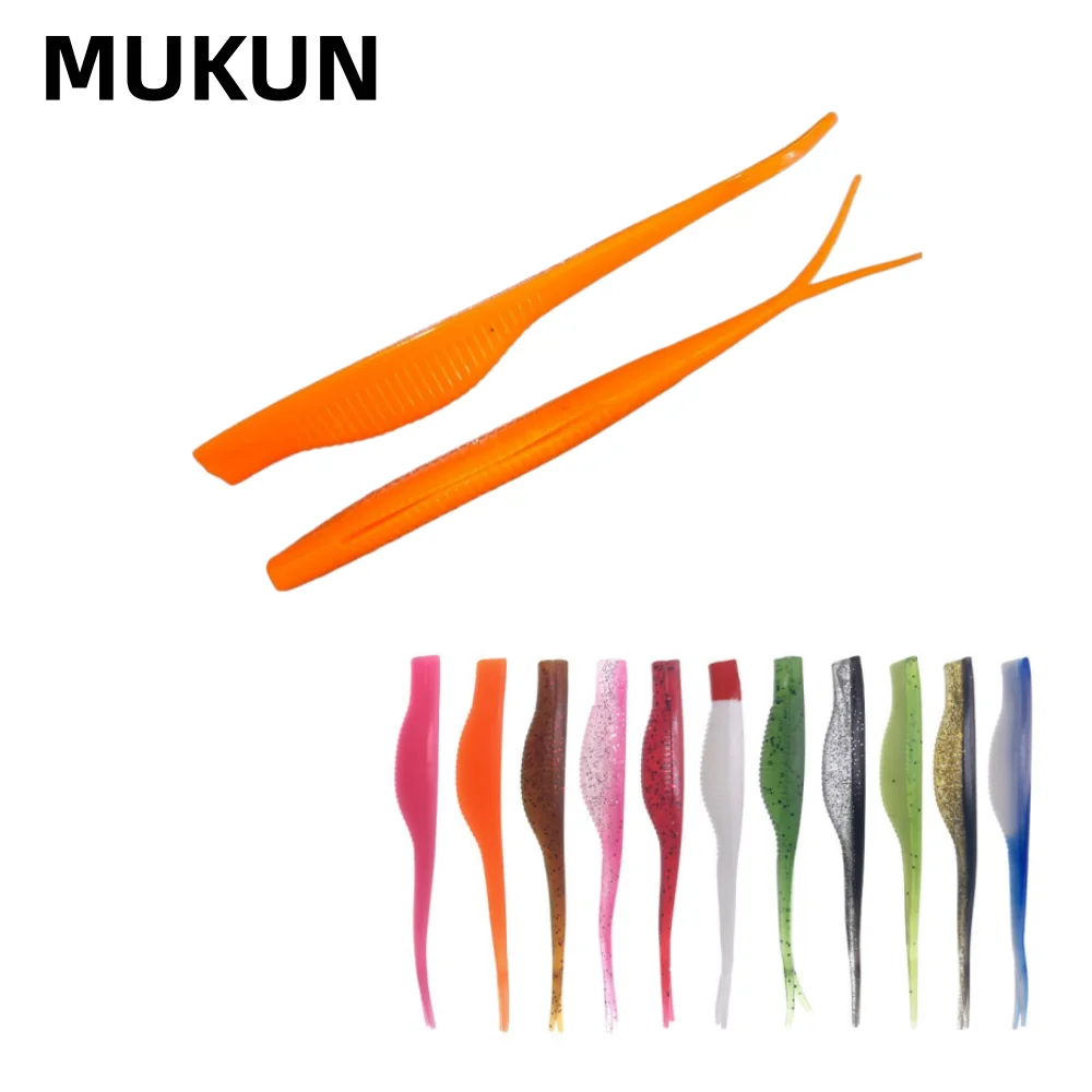 MUKUN Jerkbait Minnow de cola partida para bass en mar - imagen 4