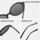 Gafas de sol redondas pequeñas con montura ligera y UV400 de viaje - imagen 4