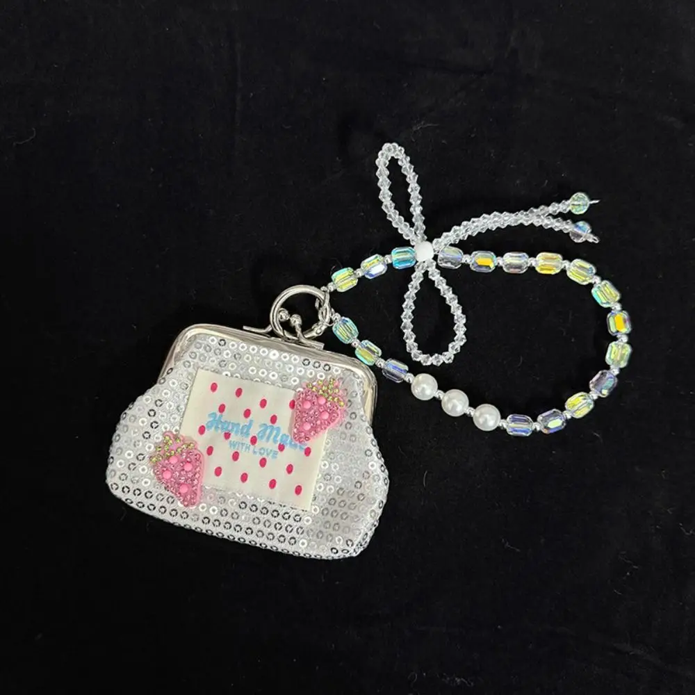 Llavero monedero vintage Y2K de lona, accesorio multifunción - imagen 2
