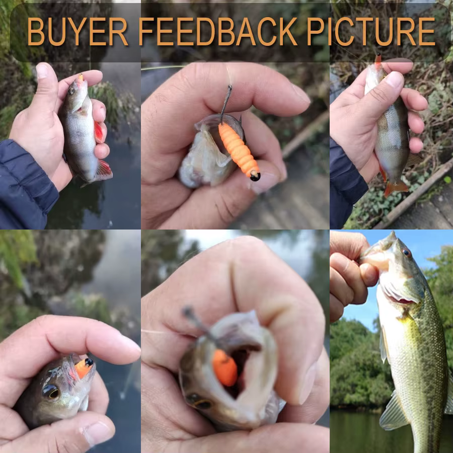 Cebos de silicona JYJ – Vinilos para pesca - imagen 3