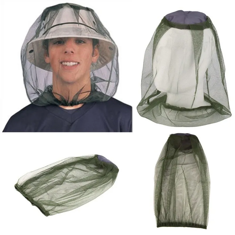 Gorro de pesca antimosquitos vista frontal