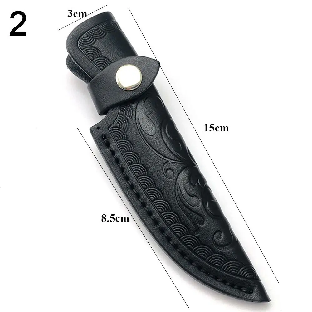 Funda de cuero con soporte para cinturón – cuchillo y linterna - imagen 4