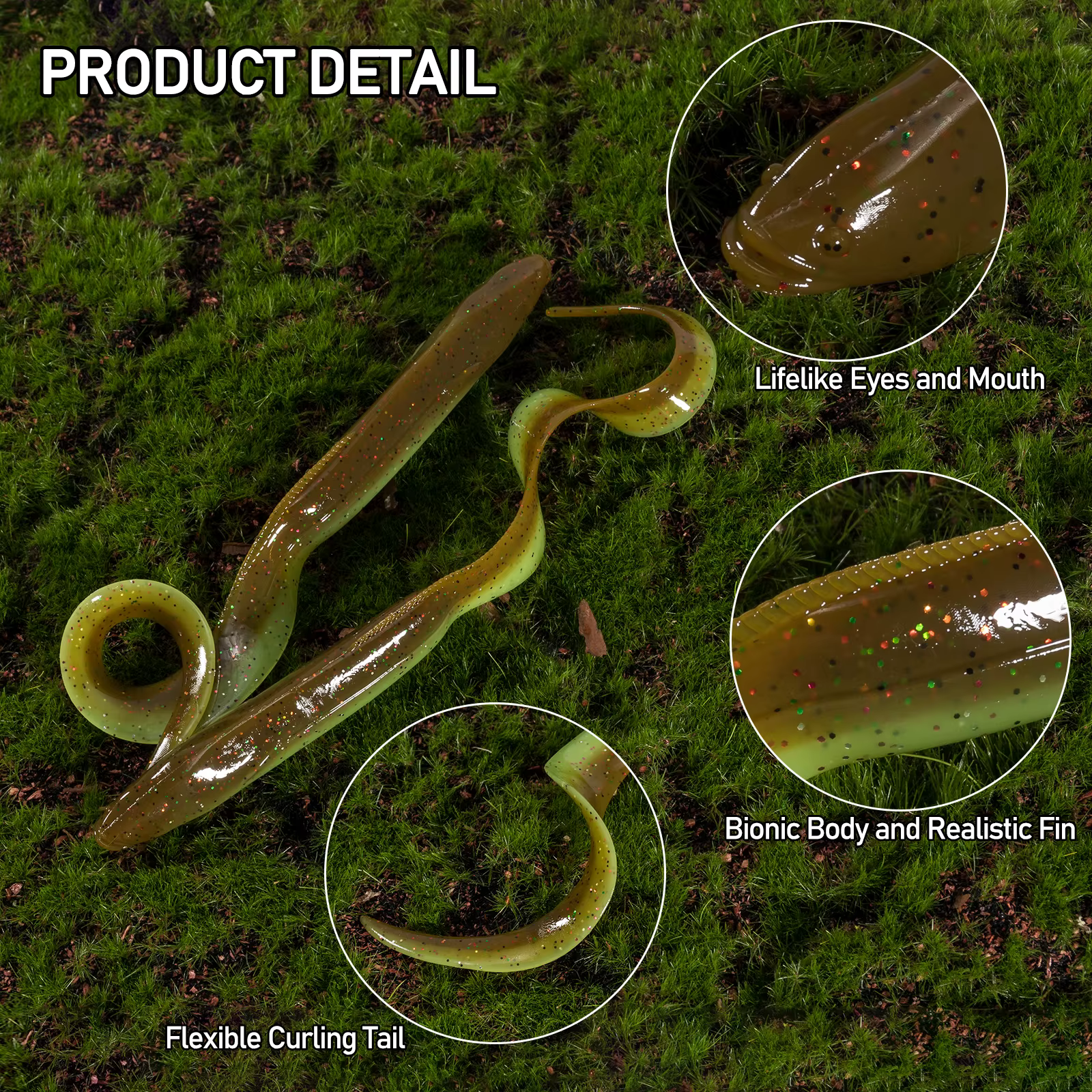 Señuelo Anguila Arena Swimbait 15cm – Cebo duro para mar - imagen 2