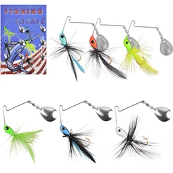 Spinnerbait Colorado para lubina – Cebo giratorio para trucha y salmón