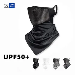 Pañuelo de seda helada para ciclismo con protección UV y antipolvo