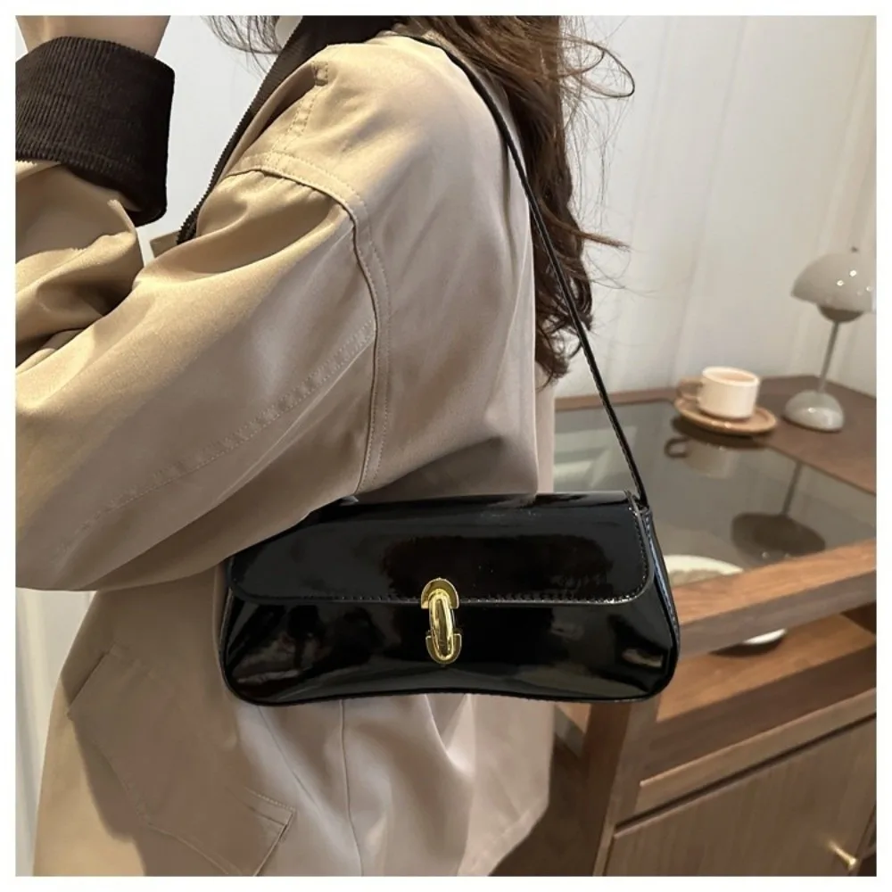Bolso tote vintage de PU con hebilla – gran capacidad - imagen 2