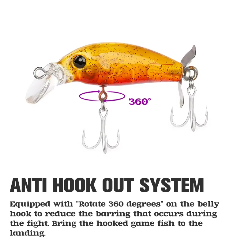 Jerkbait SENTRY 40S Hundido 40mm 3,7g – Lubina y Rockfish - imagen 4