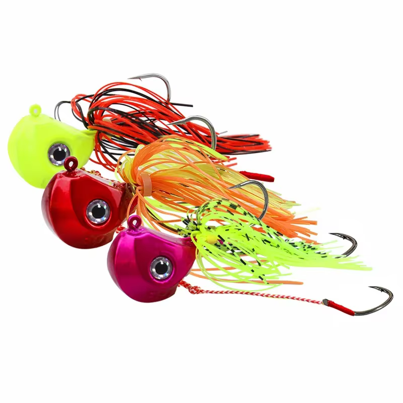 Madai Jig Kabura Vatalion jigging de metal con falda para lubina - imagen 3