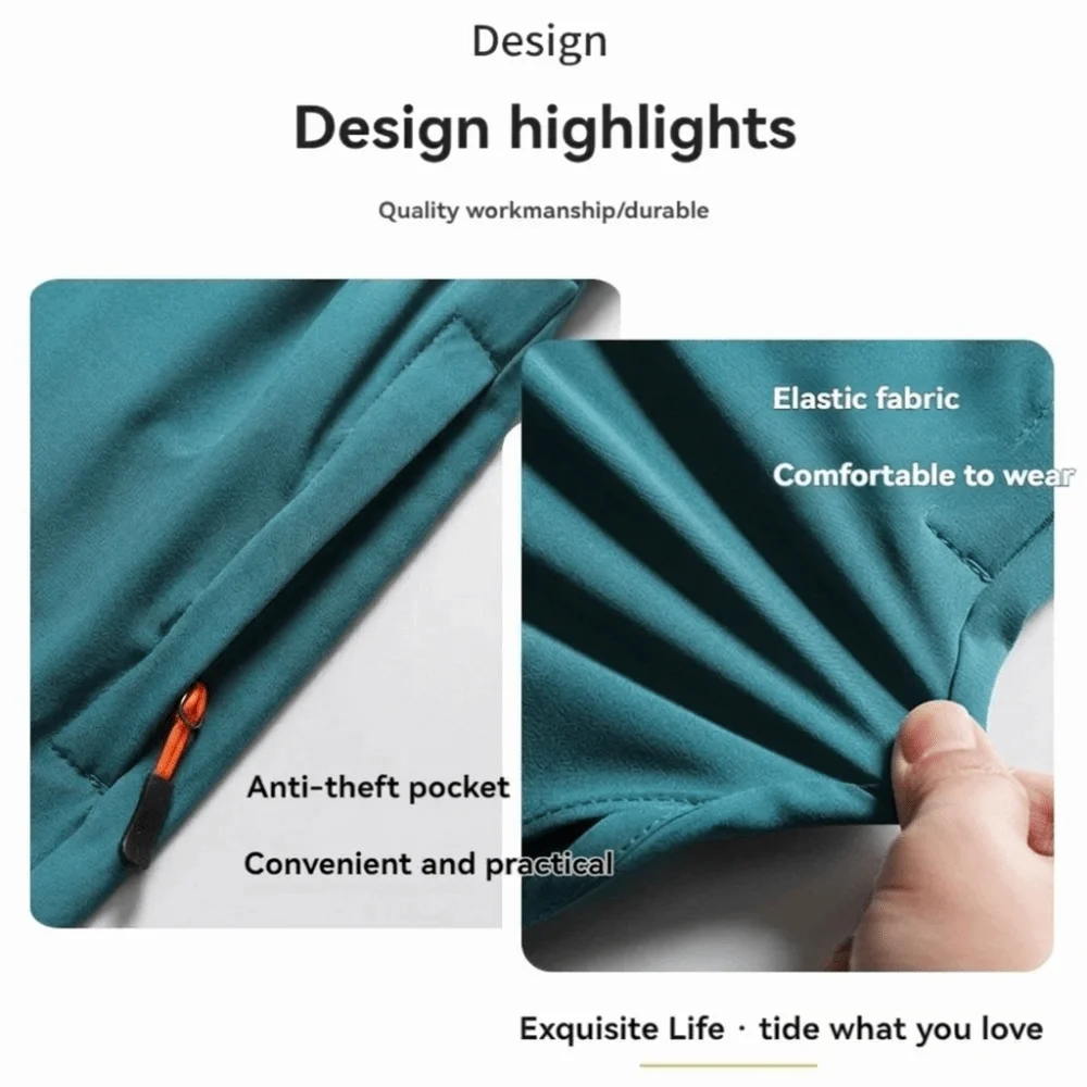 Detalle de cintura elástica con cordón ajustable