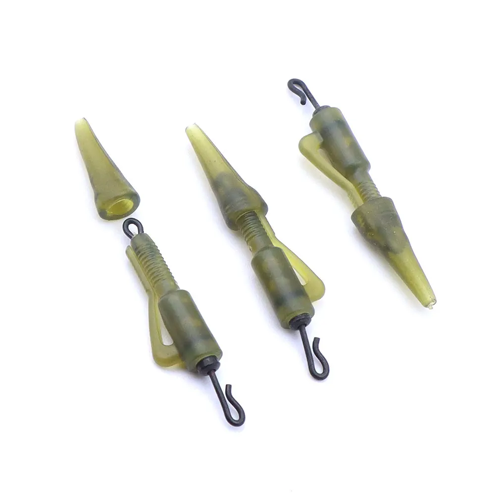 Clips de plomo híbridos giratorios cambio rápido – Aparejo carpa - imagen 3