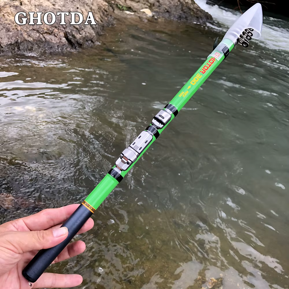 Caña de pescar giratoria carbono para surfcasting profesional - imagen 5