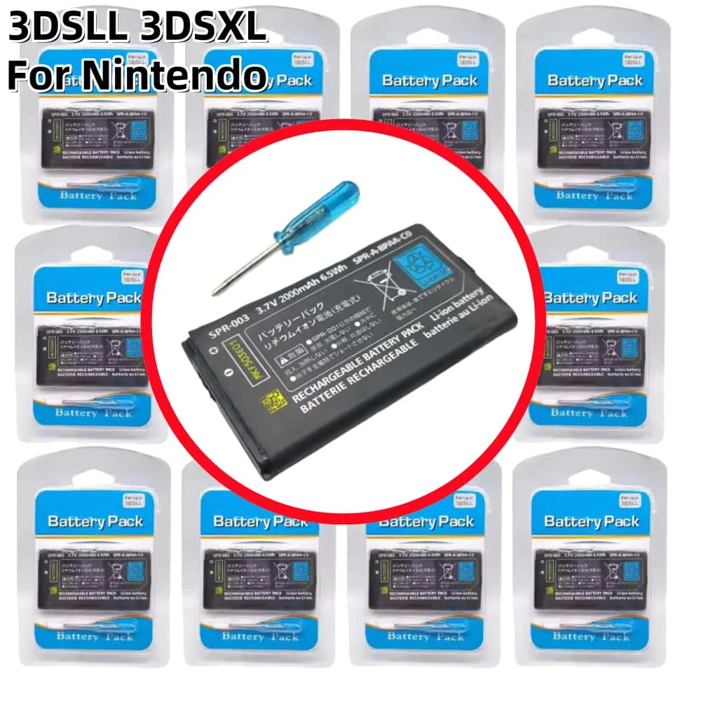 Batería de repuesto SPR-003 para 3DS XL/LL – 2000mAh litio
