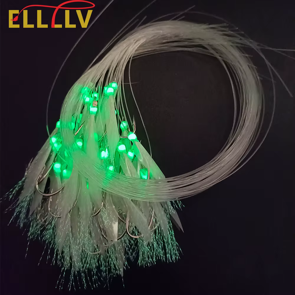 Elllv Ríg Sabiki Piel de pez reflectante – Para caballa y arenque