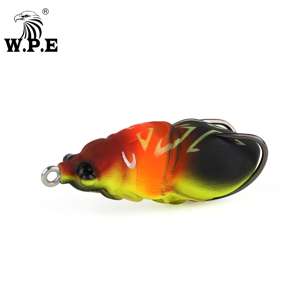 W.P.E Swimbait Rana 12,5 g - Cebo silicona multicolor