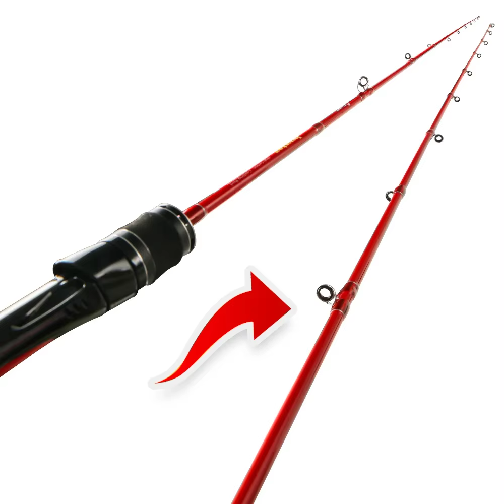 Caña Slow Jigging 1,8m 30-80g – Punta sólida para cola de goma - imagen 3