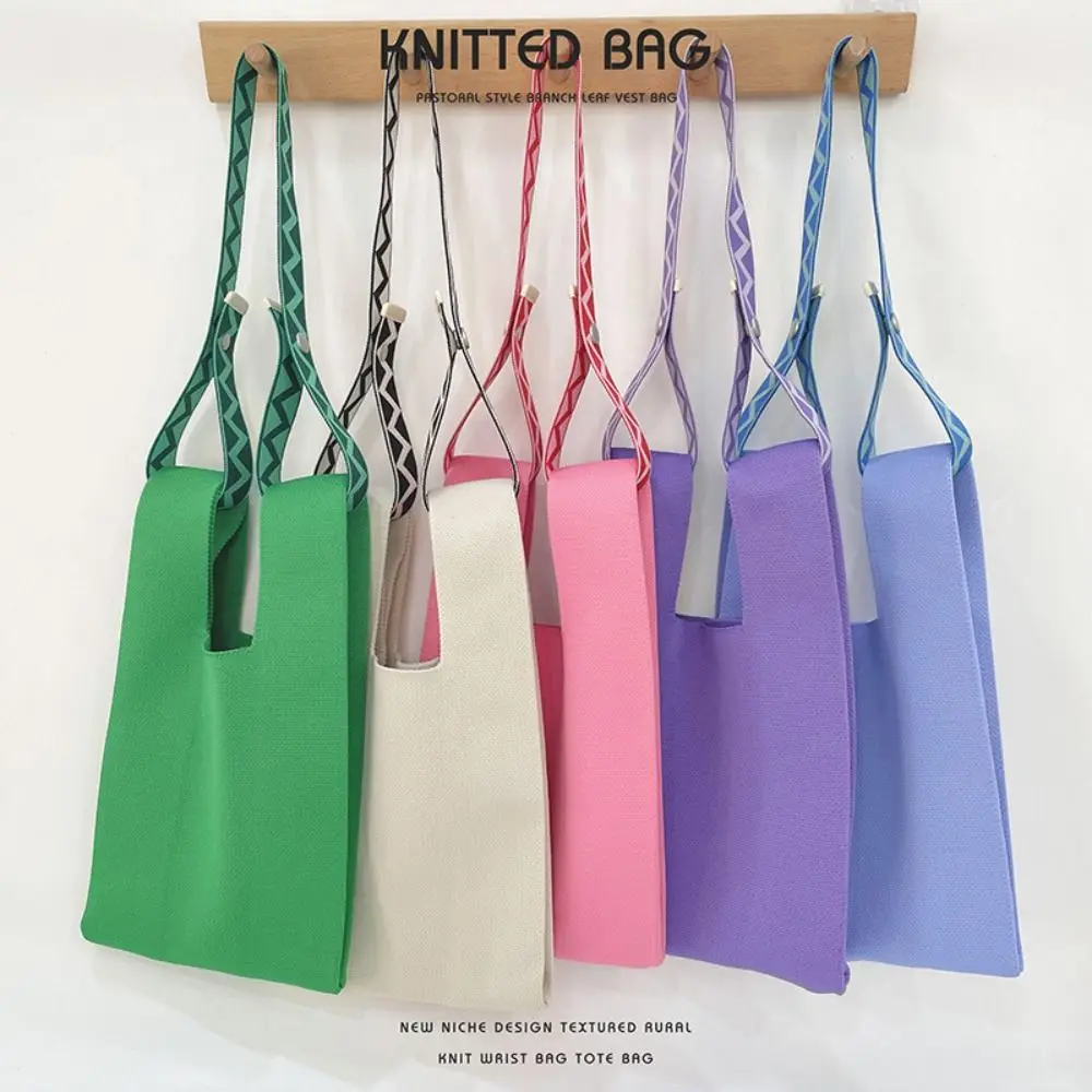 Bolsa de pesca tote tejida con nudo, gran capacidad reutilizable - imagen 2