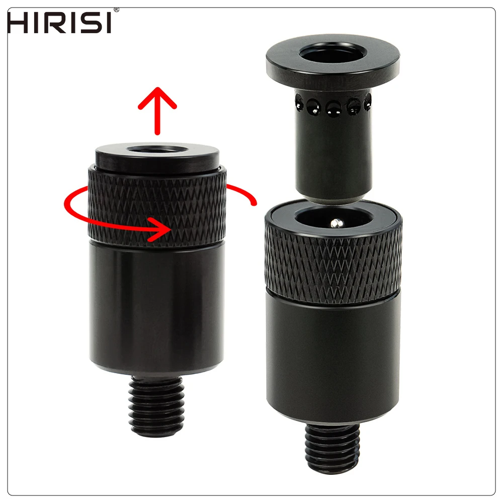 Conector de cambio rápido de aluminio para pesca