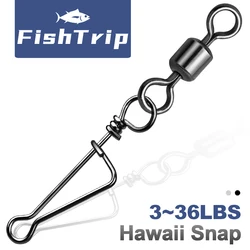 FishTrip Clip Coastlock Snap Italiano – Conector Rápido Señuelos
