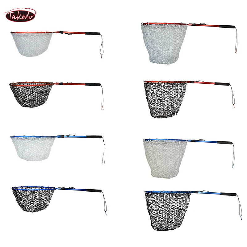 Salabre plegable Takedo DS01 – Red ultraligera con malla de goma - imagen 3