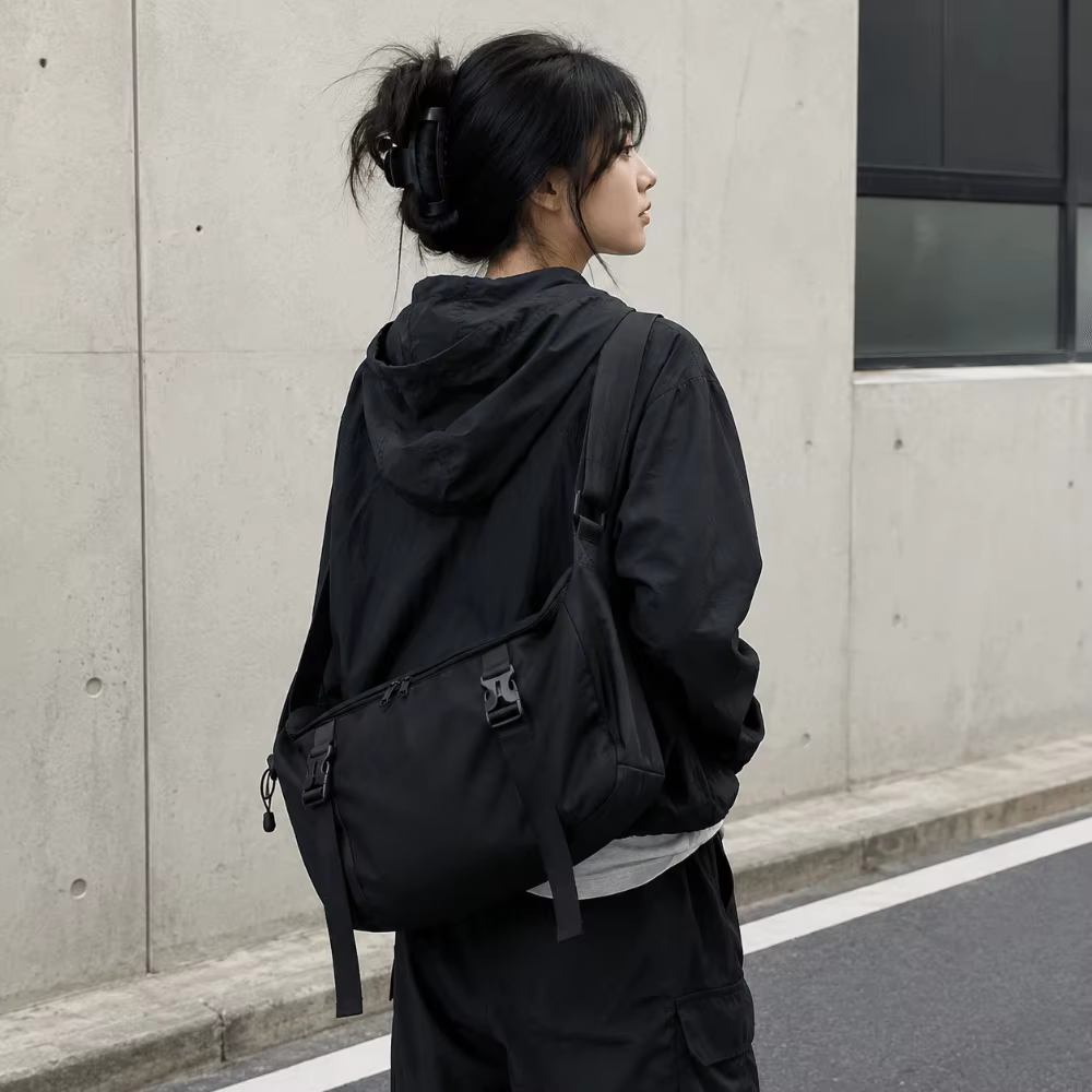 Bolso bandolera de nailon para hombre de gran capacidad - imagen 2