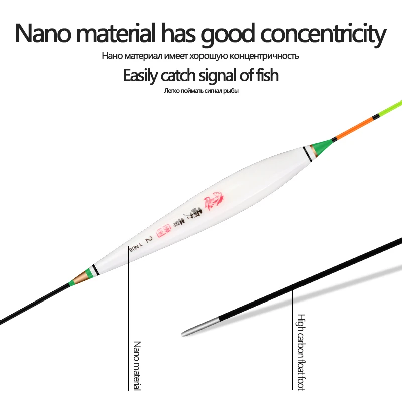 Flotadores Nano compuestos para carpa y carpín – Máxima sensibilidad