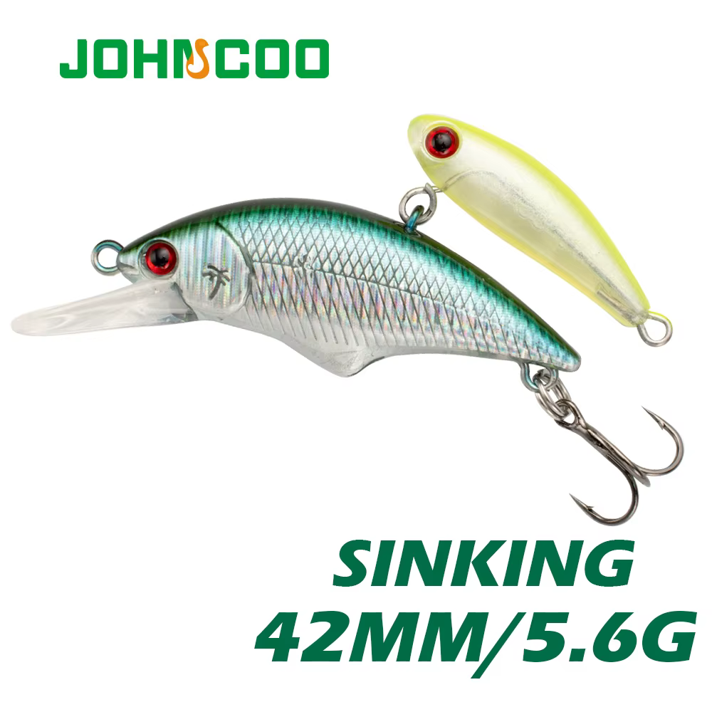 Señuelo hundido minnow 42mm 5,6g para lubina y perca