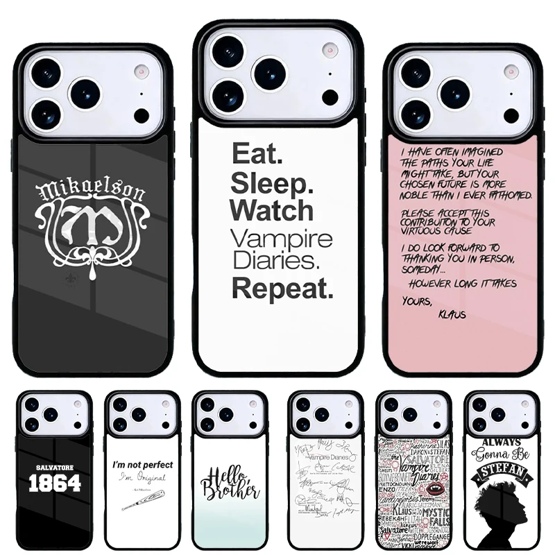 Vampire Diaries The Originals Funda iPhone 15 14 13 Pro Max