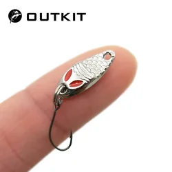 Señuelos Mini Spinnerbait 1-3.5g - Cuchara Metálica para Trucha y Pez Pequeño