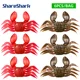 ShareShark Señuelos de cangrejo suave con cuerpo 3D