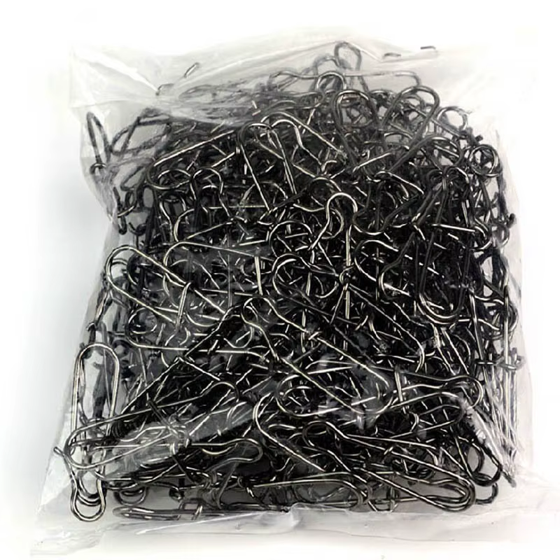 Connectores de Pesca Clip Lock en Acero Inoxidable – Mosquetones de Cierre Rápido - imagen 3