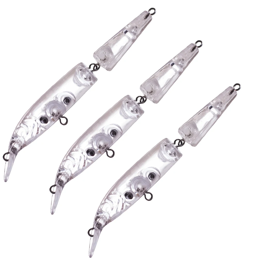 Swimbait articulado en blanco para DIY