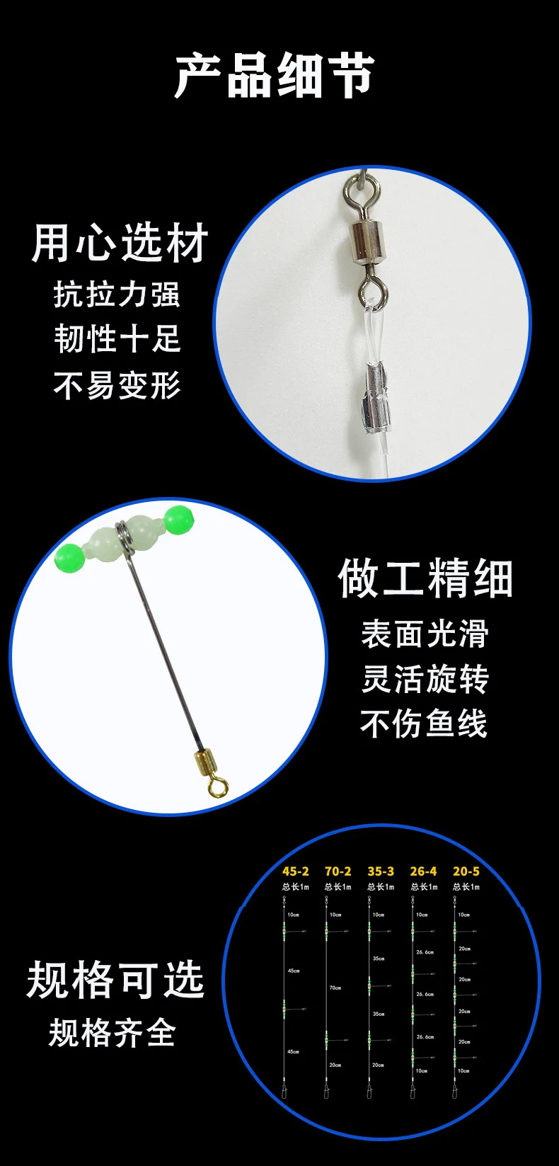 Accesorios para aguas profundas