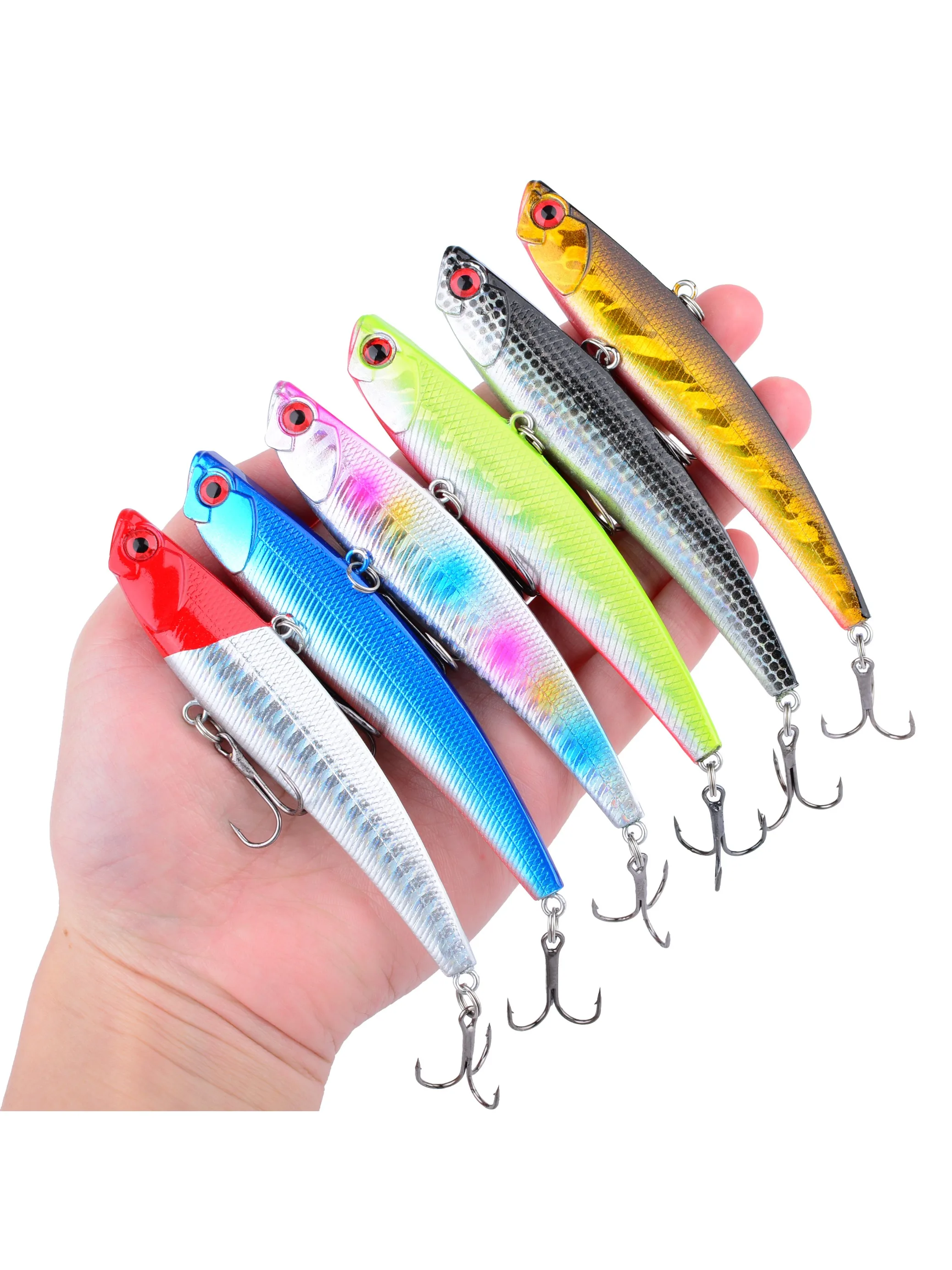Señuelo VIB artificial de 24 g para pesca en hielo