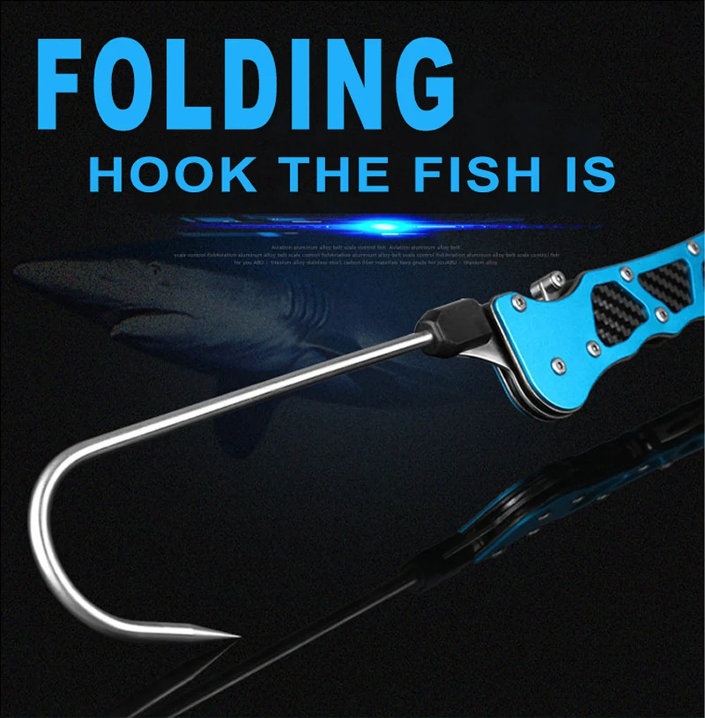 Fish grip plegable para pesca marina