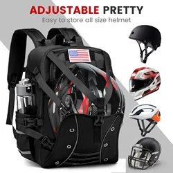 Bolsa impermeable para casco de moto, ligera y de gran capacidad